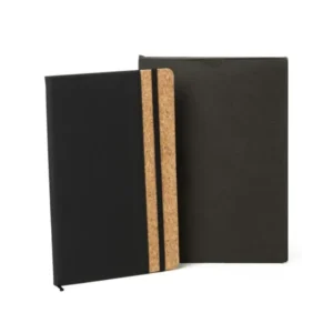 CADERNO C/ PAUTA - PRETO - 14X21CM