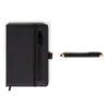 CADERNO P/ ANOTAÇÕES COM CANETA – PRETO