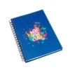 CADERNO PAUTADO COM WIRE-O – AZUL – 23,5X18CM – 100 FLS