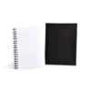 CADERNO PAUTADO COM WIRE-O – BRANCO – 23,5X18CM – 100 FLS