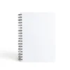 CADERNO PAUTADO COM WIRE-O – BRANCO – 23,5X18CM – 100 FLS