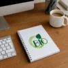 CADERNO PAUTADO COM WIRE-O – BRANCO – 23,5X18CM – 100 FLS