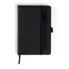 CADERNO FSC C/ PAUTA E ZÍPER – CAPA EM RPET PRETO – 14X21CM