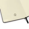 CADERNO FSC C/ PAUTA E ZÍPER – CAPA EM RPET PRETO – 14X21CM