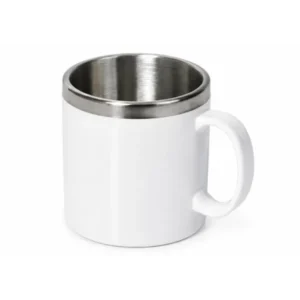 CANECA EM AÇO INOX/POLIESTIRENO - 300 ML