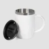 CANECA EM AÇO INOX / POLIESTIRENO – 400 ML