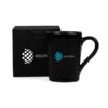 CANECA EM CERÂMICA PRETA – 230ML – COM CAIXA