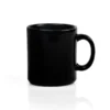 CANECA EM CERÂMICA PRETA – 270ML
