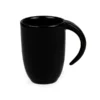 CANECA EM CERÂMICA PRETA – 350ML