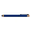 CANETA ROLLER EM ALUMÍNIO RECICLADO /  BAMBU – AZUL