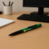 CANETA ESFEROGRÁFICA EM ABS COM TAMPA E PONTA TOUCH VERDE