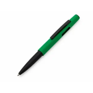 CANETA ESFEROGRÁFICA EM ABS COM TAMPA E PONTA TOUCH VERDE