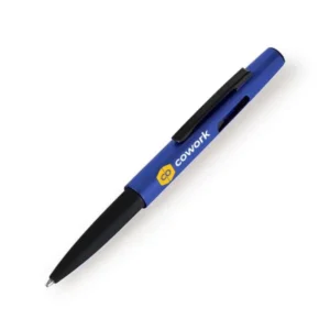 CANETA ESFEROGRÁFICA EM ABS COM TAMPA PONTA TOUCH AZUL