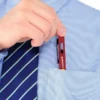 CANETA ESFEROGRÁFICA EM ABS TAMPA E PONTA TOUCH VERMELHA