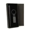 CANETA ROLLER E CHAVEIRO EM METAL/PU