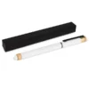 CANETA ROLLER EM ALUMÍNIO RECICLADO /  BAMBU – BRANCA