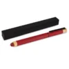 CANETA ROLLER EM ALUMÍNIO RECICLADO /  BAMBU – VERMELHA