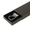 CHAVEIRO MOSQUETÃO EM METAL/PU – CINZA/PRETO