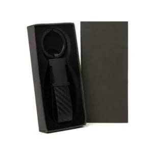 CHAVEIRO EM METAL/PU - PRETO