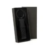 CHAVEIRO EM METAL/PU – PRETO