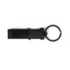 CHAVEIRO EM METAL/PU – PRETO