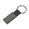CHAVEIRO EM METAL/PU – CINZA/PRETO