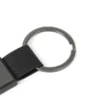 CHAVEIRO EM METAL/PU – CINZA/PRETO