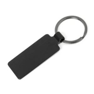 CHAVEIRO EM METAL - CINZA/PRETO