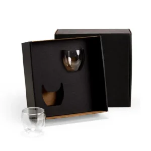 CONJ. DE COPOS COM PAREDE DUPLA - 100ML - 2 PÇS