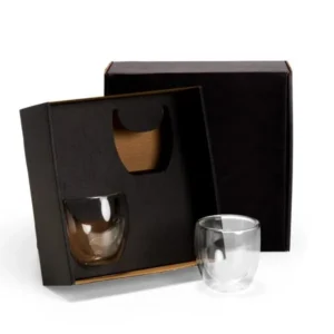 CONJ. DE COPOS COM PAREDE DUPLA - 250ML - 2 PÇS
