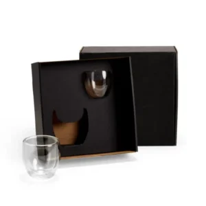 CONJ. DE COPOS COM PAREDE DUPLA - 250/100ML - 2 PÇS