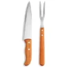 CONJ. DE GARFO E FACA 7″  EM MADEIRA / INOX SPECIAL LINE – 2 PÇS