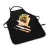 CONJ. PARA CHURRASCO COM AVENTAL – 5 PÇS