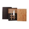 CONJ. PARA CHURRASCO EM BAMBU / MADEIRA / INOX – 3 PÇS