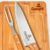 CONJ. PARA CHURRASCO EM BAMBU / MADEIRA / INOX DALLAS – 3 PÇS