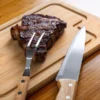 CONJ. PARA CHURRASCO EM BAMBU / INOX / MADEIRA – 3 PÇS.
