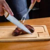 CONJ. PARA CHURRASCO EM BAMBU / INOX / MADEIRA – 3 PÇS.