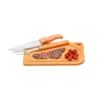 CONJ. PARA CHURRASCO EM BAMBU / INOX / MADEIRA – 3 PÇS