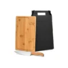 CONJ. PARA CHURRASCO EM BAMBU / MADEIRA / INOX – 2 PÇS