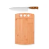 CONJ. PARA CHURRASCO PREMIUM EM BAMBU / MADEIRA / INOX – 2 PÇS