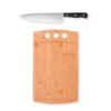 CONJ. PARA CHURRASCO PREMIUM EM BAMBU / MADEIRA / INOX – 2 PÇS