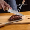 CONJ. PARA COZINHA EM BAMBU / MADEIRA / INOX – 4 PÇS
