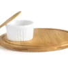 CONJ. PARA PETISCOS EM BAMBU – 3 PÇS