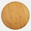 CONJ. PARA PIZZA EM BAMBU/MADEIRA/INOX 35 CM – 11 PÇS
