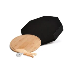 CONJ. PARA PIZZA EM BAMBU 35 CM - 3 PÇS