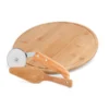 CONJ. PARA PIZZA EM BAMBU NAPOLI 30 CM – 3 PÇS