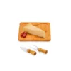 CONJ. PARA QUEIJO EM BAMBU / MADEIRA / INOX – 3 PÇS