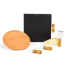CONJ. PARA QUEIJO EM BAMBU / MADEIRA / INOX – 5 PÇS