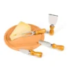 CONJ. PARA QUEIJO EM BAMBU / MADEIRA / INOX – 5 PÇS