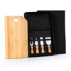 CONJ. TÁBUA E UTENSÍLIOS P/ QUEIJO – 5 PEÇAS